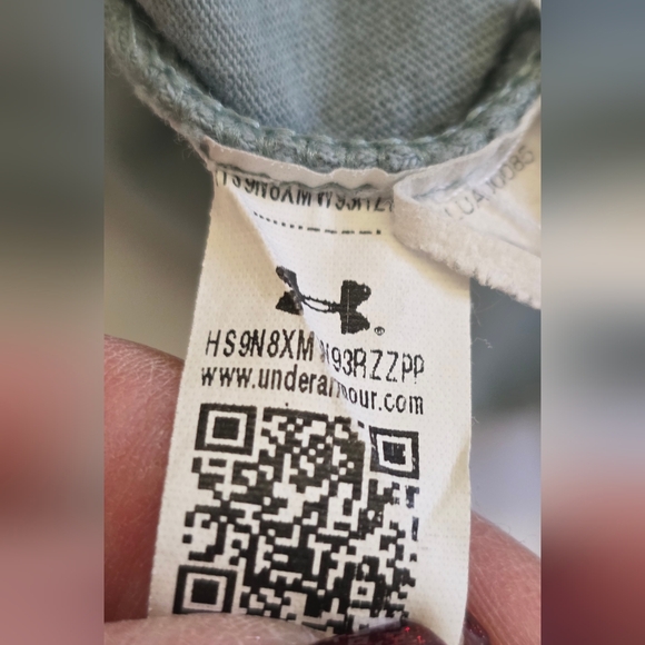 Under Armour Greenish Grey Logo Tank Top Size Medium - Picture 4 of 8